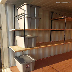 High Quality Shipping Container Shelf Hanging Shelving Shelves Brackets for Shipping Sea Containers