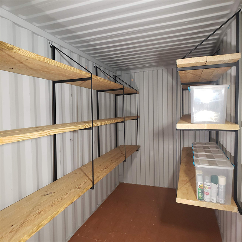 shipping container shelving brackets